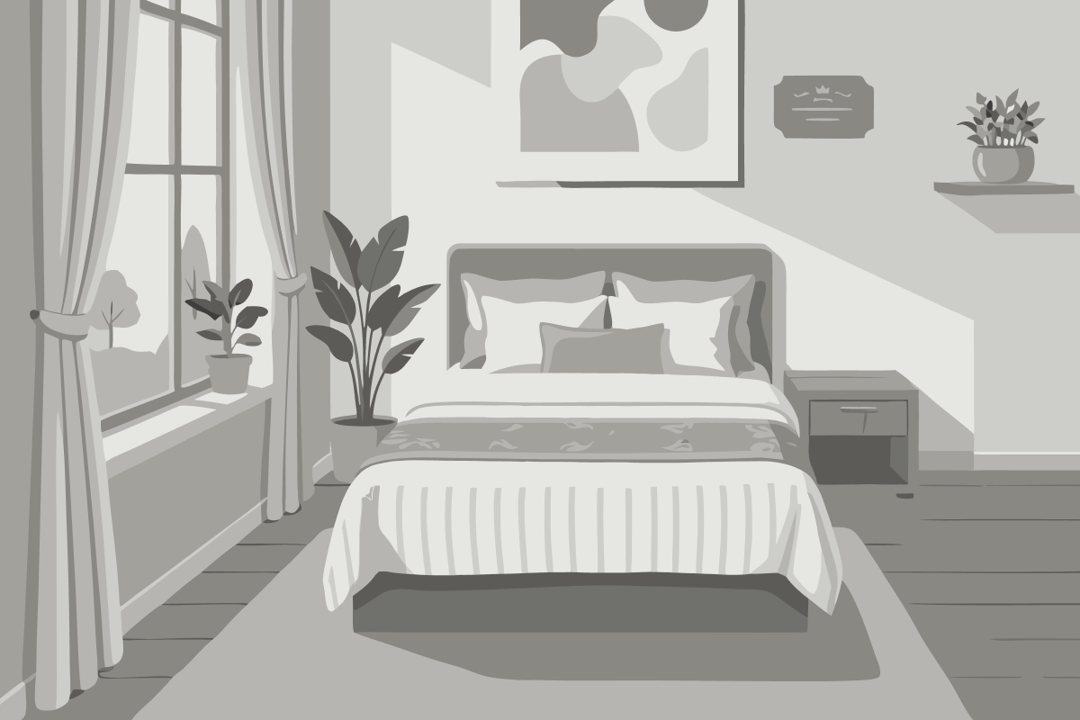 Bunk Bed in Male Dormitory Room